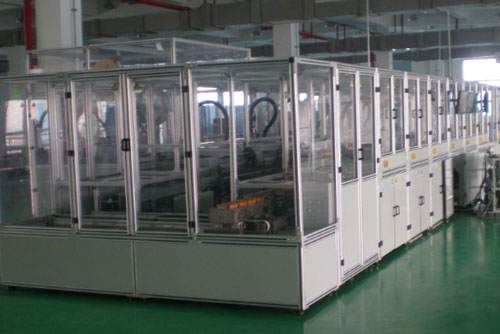 汽車車窗執行器組裝系統